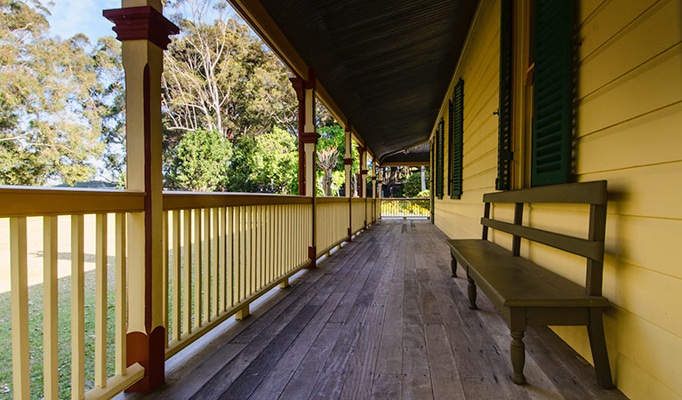 Roto House, nearby Macquarie Nature Reserve. Photo: John Spencer/NSW Government
