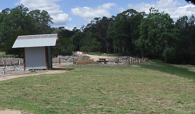 Mann River campground and picnic area with toilet facilities, Mann River Nature Reserve. Photo: OEH/Nerida Holznagel