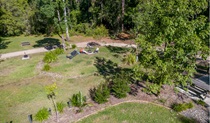 Aerial view of Cutters Camp campground. Credit: John Spencer &copy; DPE 