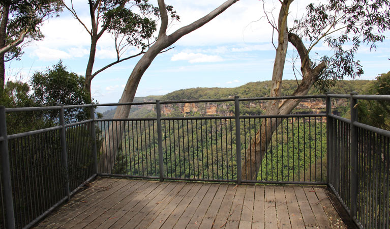 Lookout on the East Rim Wildflower walk. Photo: John Yurasek &copy; OEH