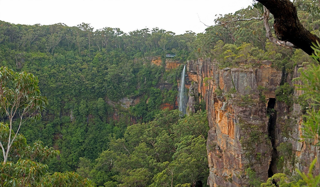 View from Warragong lookout in Morton National Park. Photo credit: Geoffrey Saunders &copy; DPIE