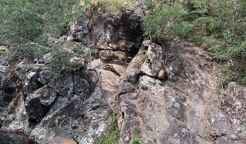 Hell Hole Falls in Mount Jerusalem National Park. Photo credit: Darren McHugh &copy; DPIE