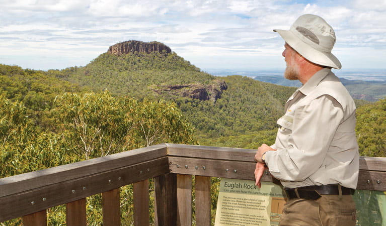 Euglah Rock Lookout near Bark Hut campground, Mount Kaputar National Park. Photo: Rob Cleary Copyright: NSW Government