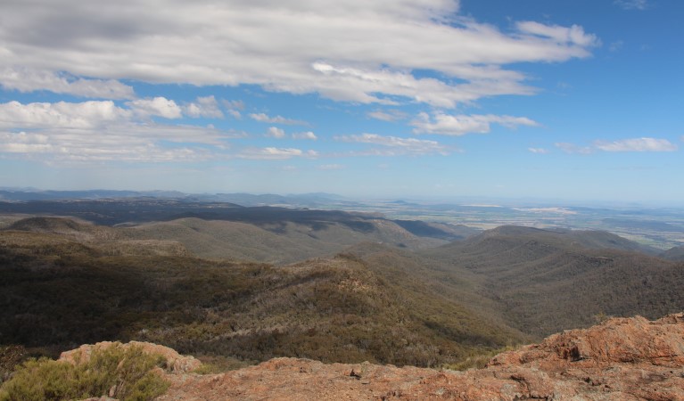 The view from Bundabulla lookout along Bundabulla Circuit walking track in Mount Kaputar National Park. Photo &copy; Jessica Stokes