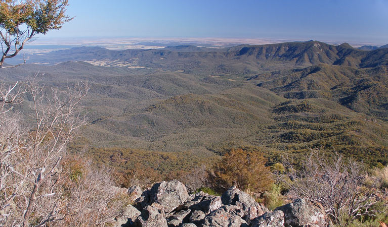 Mount Kaputar summit lookout, Mount Kaputar National Park. Photo: Ian Smith