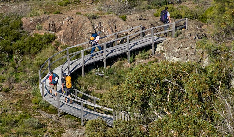 The Governor Summit (Corrunbral Borawah) walking track, Mount Kaputar National Park. Photo: Boris Hlavica &copy; OEH