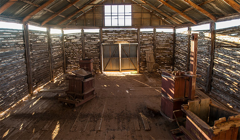 Mungo Woolshed, Mungo National Park. Photo: John Spencer/NSW Government