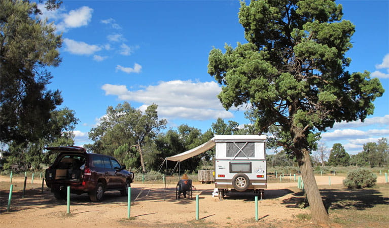 Main Camp campground, Mungo National Park. Photo: Wendy Hills/NSW Government