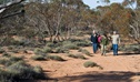 People on the Mallee Stop walk. Photo: Boris Hlavica