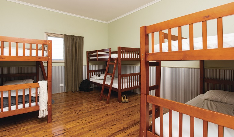 Mungo Shearers' Quarters bedroom, Mungo National Park. Photo: Vision House Photography