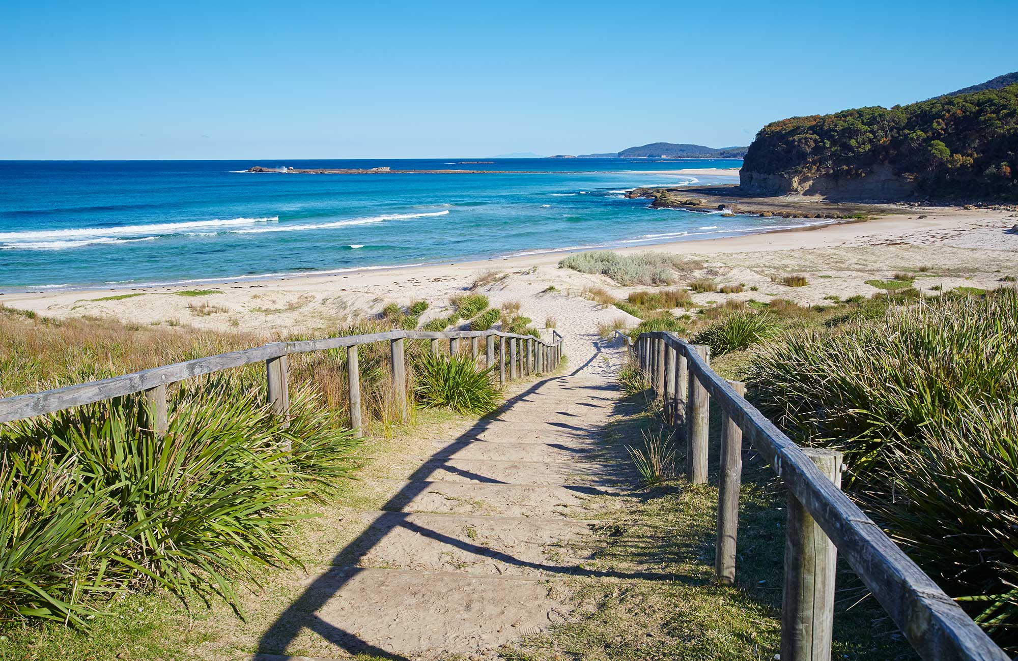 Pretty Beach cabins NSW National Parks