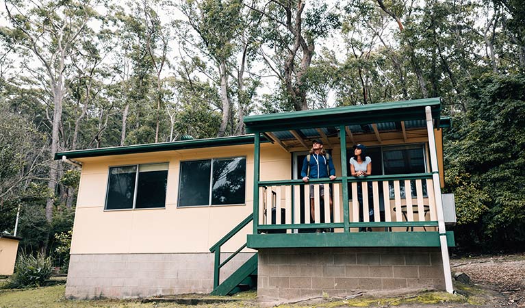 Pebbly Beach shack 2, Murramarang National Park. Photo: Melissa Findley/OEH.