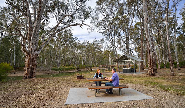 Edward River Bridge picnic area, Murray Valley National Park. Photo: Gavin Hansford