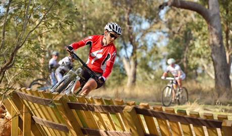 Five Mile mountain bike trail, Murray Valley National Park. Photo: Gavin Hansford