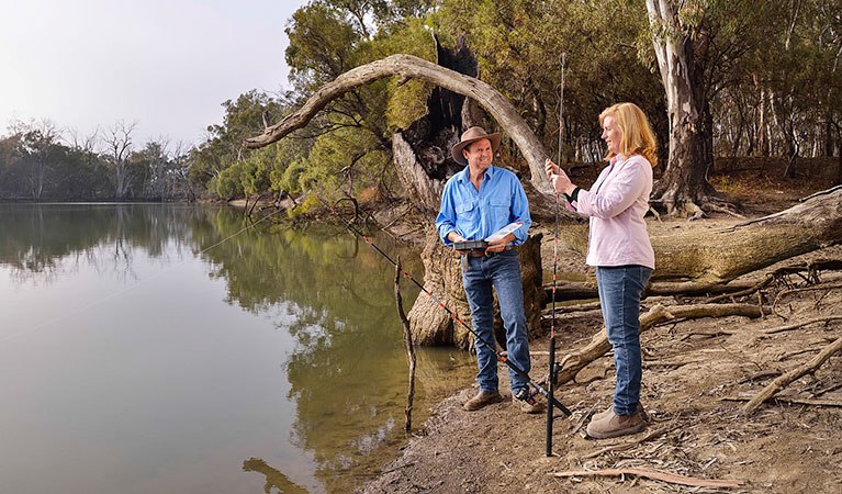 Wooloondool campground, Murrumbidgee Valley Regional Park. Photo: Gavin Hansford/NSW Government