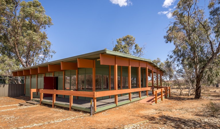 Exterior of Mutawintji Visitor Centre. Photo: John Spencer &copy; OEH