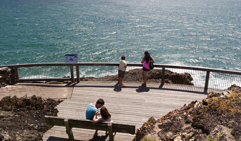 People at the Eastern side lookout. Photo &copy; Rob Cleary