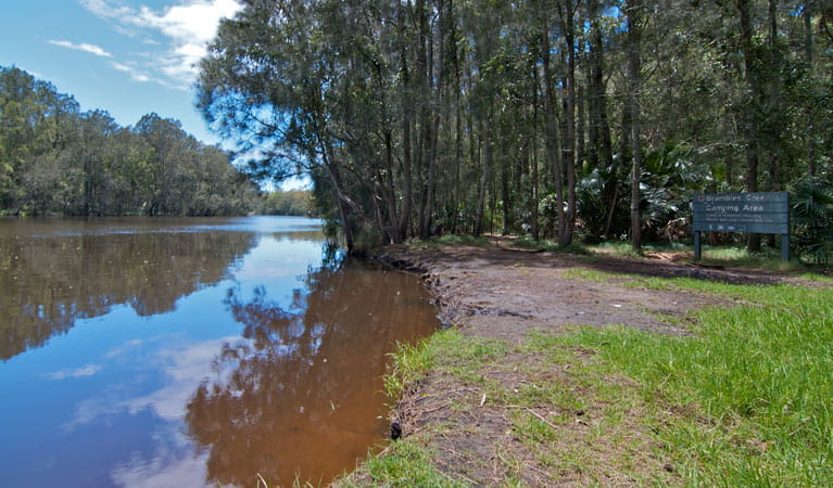 Brambles Green Campground, Myall Lakes National Park. Photo: John Spencer/DPIE