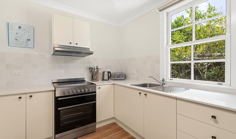 Kitchen at Cutlers Cottage. Photo credit: Troy Sinclair &copy; Troy Sinclair.