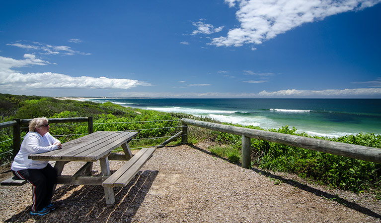 Hole in the Wall picnic area, Myall Lakes National Park. Photo: John Spencer/NSW Government