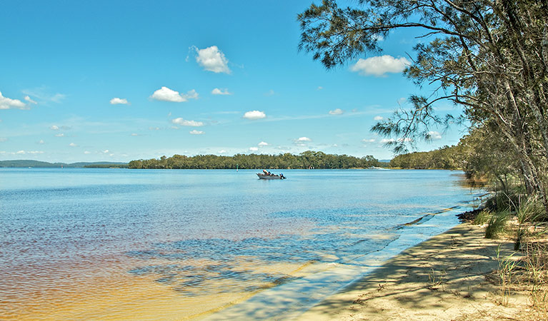 Northern Broadwater picnic area, Myall Lakes National Park. Photo: John Spencer