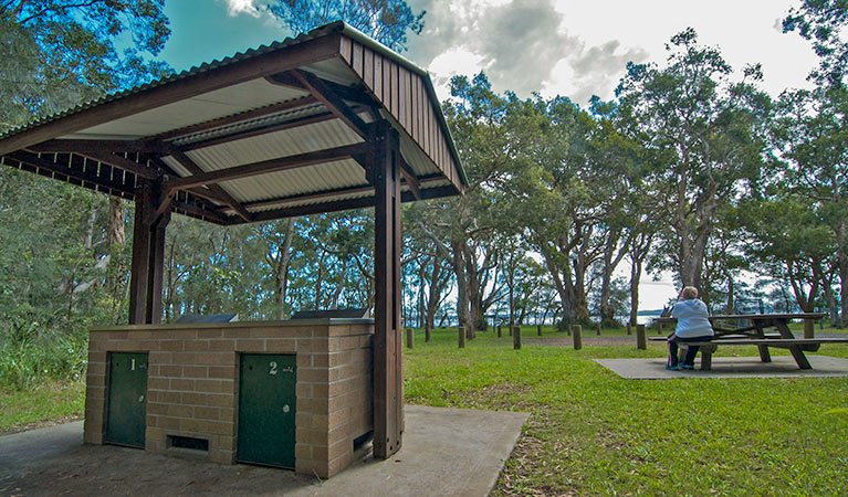 White Tree Bay campground, Myall Lakes National Park. Photo: John Spencer/DPIE