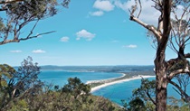 Yacaaba Headland walking track sea view, Myall Lakes National Park. Photo: John Spencer