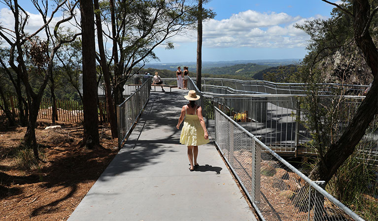 The toilet facilities at Minyon Falls lookout in Nightcap National Park. Photo credit: Barbara Webster &copy; DPIE