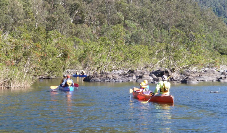 Canoeing, Nymboida National Park. Photo: D Parkin