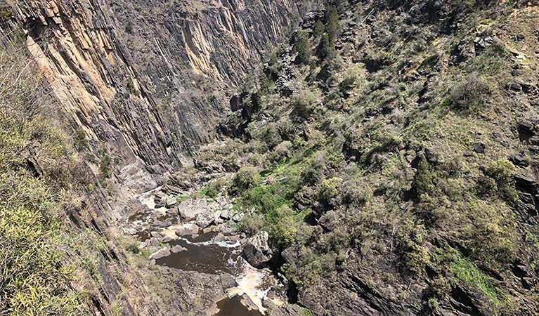 View of Apsley Falls from Chasm lookout on Oxley walking track. Photo &copy; Jessica Stokes