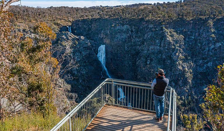 View from Tia Falls walk, Oxley Wild Rivers National Park. Photo: Josh Smith &copy; DPE