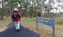 A man walking along Wollomombi walking track in Oxley Wild Rivers National Park. Photo: Rob Cleary