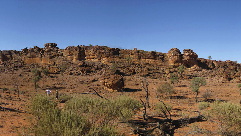 Peery Rock Outcrop, Paroo-Darling National Park. Photo: Julieanne Doyle &copy; DPIE