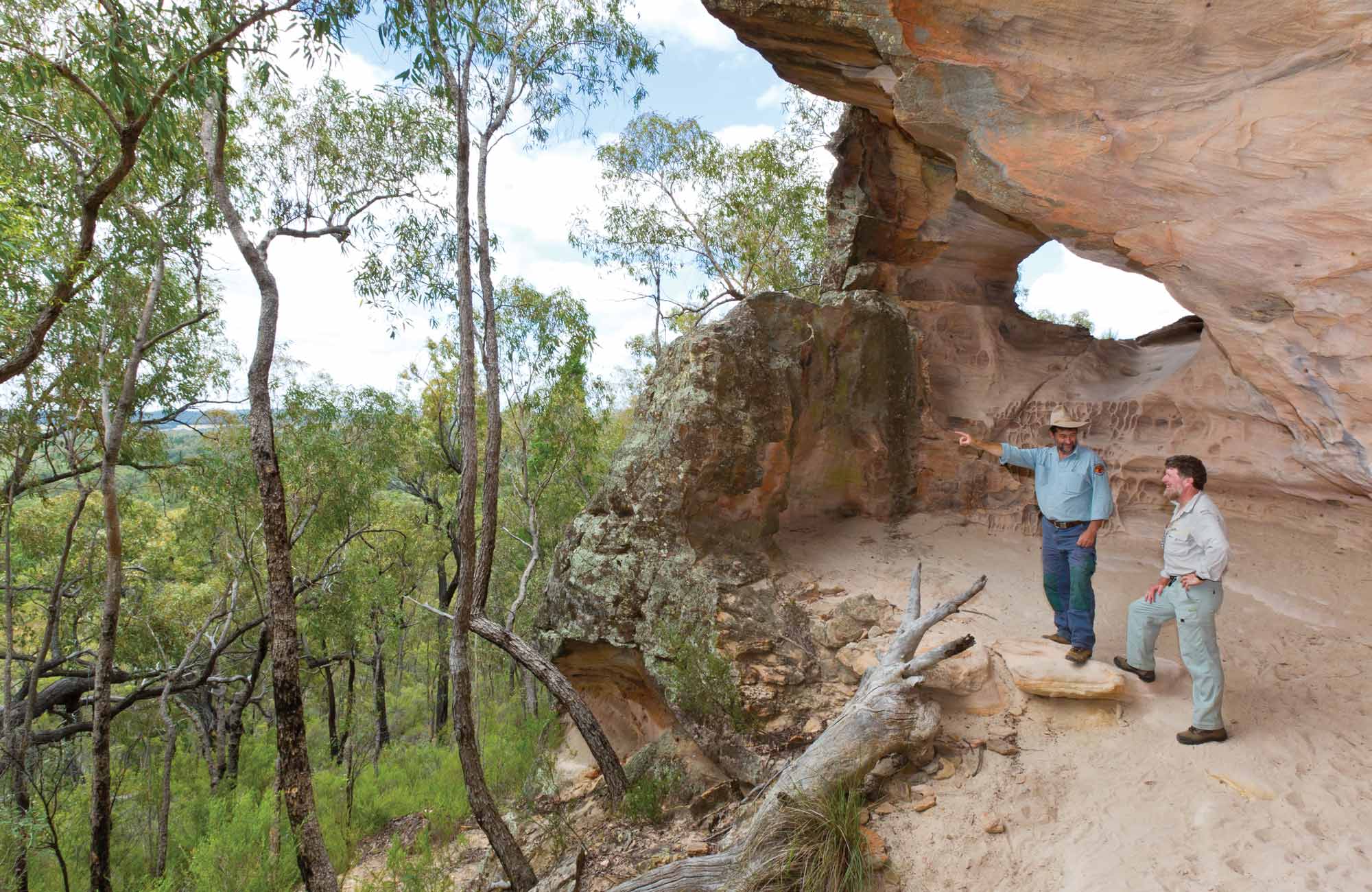 Guided tour, Pilliga National Park. Photo: Rob Cleary