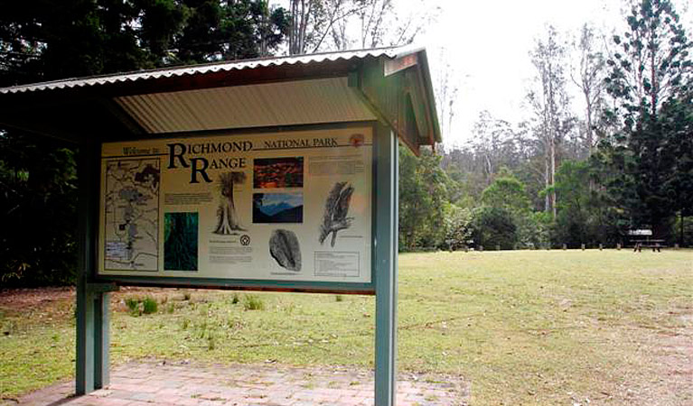 Peacock Creek Campground, Richmond Range National Park. Photo: J Atkins/NSW Government