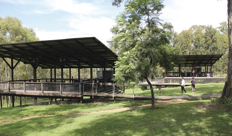 Pavilions in Rouse Hill Regional Park. Photo: John Yurasek/OEH