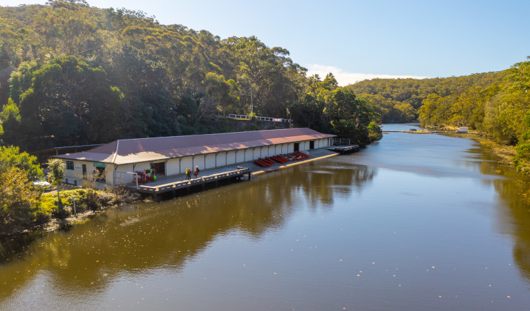 Audley Boatshed Royal National Park. Photo: Andrew Elliot &copy; DPE