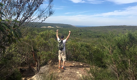 View to the ocean from Bundeena Drive to Marley walking track, Royal National Park. Photo &copy; Natasha Webb