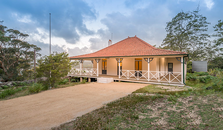 The front of Hilltop Cottage, Royal National Park. Photo: John Spencer &copy; DPIE