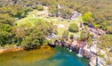 Aerial view Wattamolla picnic area, Royal National Park. Photo: Andrew Elliot &copy; DPE