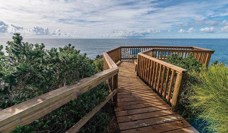 Headland walk in Saltwater National Park. Photo: John Spencer &copy; OEH