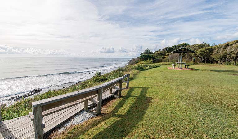 Ocean views from Saltwater picnic area. Photo: John Spencer/OEH