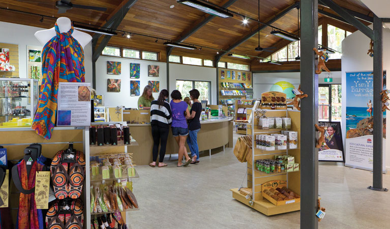 People in the Rainforest Centre, Sea Acres National Park. Photo &copy; Rob Cleary