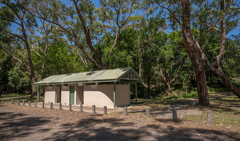 The amenities at Beach Road picnic area in Seven Mile Beach National Park. Photo: John Spencer &copy; DPIE