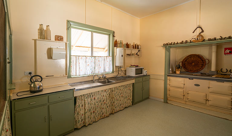 Kitchen at Mount Wood Homestead. Photo: John Spencer/DPIE