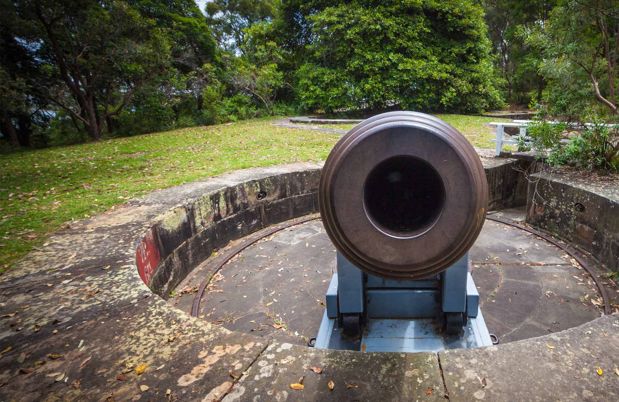 Bradleys Head – Booraghee Military Relics, Sydney Harbour National Park. Photo credit: David Finnegan &copy; DPIE