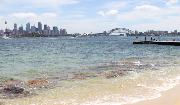 View across Sydney Harbour from Bradleys Head  – Booraghee. Photo credit: John Yurasek &copy; DPIE