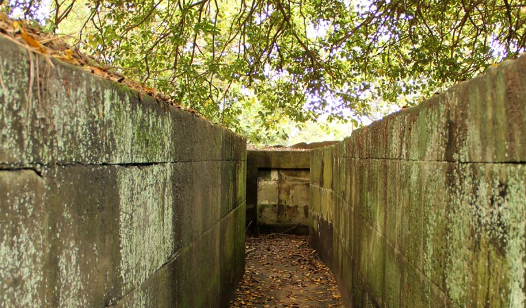 Bradleys Head military relics. Photo: John Yurasek &copy; OEH