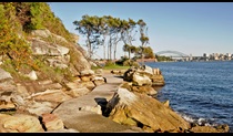 View across the harbour from Clark Island. Photo: Kevin McGrath &copy; DPIE