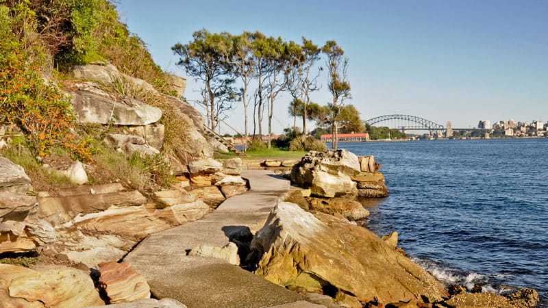 View across the harbour from Clark Island. Photo: Kevin McGrath &copy; DPIE